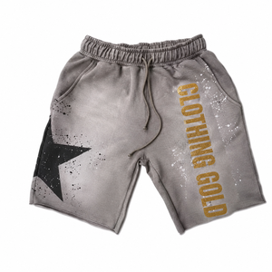 Men's Solid <b>Woven</b> Mid Elastic Waist Breathable High Street Style Canvas Fabric Casual Summer Sweat <b>Shorts</b> - Product Image 1