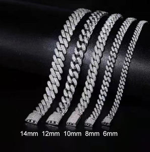 Cadena Cubana de Moissanita de Aspecto Premium con Plata de Ley 925 Duradera, Colección de Joyería de Lujo para Hombre, Uso Diario - Product Image 4