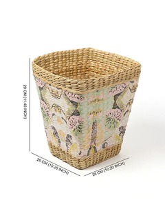 Corbeille à déchets et panier de rangement domestique en jonc de mer, fait main, écologique, vente en gros, fabriqué au Vietnam - Product Image 2