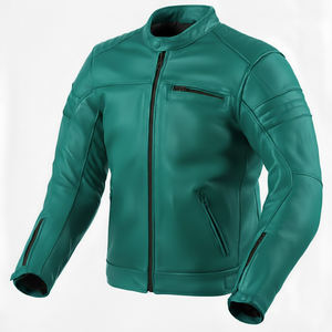 Chaqueta de Cuero para Hombre al por Mayor, Impermeable, para Motocicleta, Nueva Moda, Personalizada, de Alta Calidad, Servicio OEM - Product Image 5