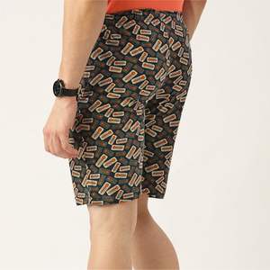 Shorts d'été en polyester et coton pour hommes, avec poches, imprimés, pour le vélo, le basketball, la plage, design personnalisé par sublimation. - Product Image 5