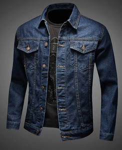 High Demanding <b>Men</b> <b>Denim</b> <b>Jacket</b> Custom Logo Casual Cotton Premium Quality Outerwear Street wear Fashion <b>Denim</b> <b>Jacket</b> For <b>Men</b> - Product Image 6