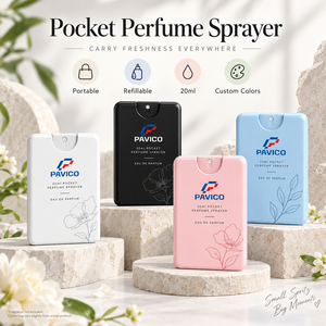 20ml Refillable Card Shape PP Pocket Perfume Sprayer Pump <b>Spray</b> Cosmetic Packaging Manufacturer in Vietnam - Product Image 5