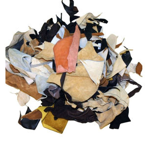 Déchets de cuir multicolores pour le rembourrage des semelles de chaussures, panneaux en fibres de cuir et recyclage industriel - Product Image 4