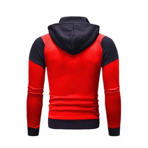 Conjunto de chándal con capucha y cremallera para hombre, ropa deportiva masculina de chándal a la moda, con diseño de cuadros de colores - Product Image 3
