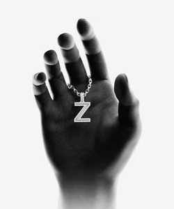 <b>Iced</b> <b>Out</b> Moissanite Letter Z Pendant Rhodium Plated 925 Silver <b>Chain</b> Unisex Hiphop Pendant Everyday Wear Charm - Product Image 3