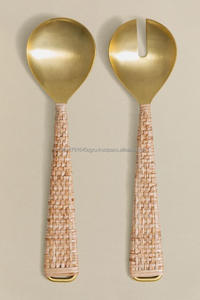 Wholesale Luxury Gold Metal Serving Tools Salad <b>Server</b> for Wedding Parties Hotels and Restaurants - Product Image 6