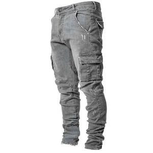 Pantalones Vaqueros de Mezclilla para Hombre de Alta Calidad, Diseño Urbano, Corte Ajustado, Casuales, en Oferta, Tejido Ligero - Product Image 2