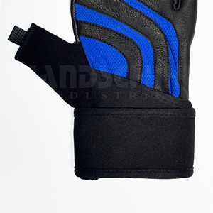 Guantes Deportivos Unisex OEM de Medio Dedo con Soporte para Muñeca, Protección Completa de la Palma y Agarre Extra para Levantamiento de Pesas, Ejercicio, Crossfit y Gimnasio - Product Image 6