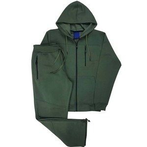 Ensemble de survêtement pour homme en polaire de haute qualité, 2 pièces, haut et bas, sweat-shirts et pantalons de jogging, vêtements de sport - Product Image 4