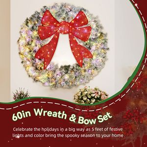 Guirlande de Noël avec ampoules dorées et blanches, personnalisable, en PVC plastique, taille moyenne, pour décorations de maison, livraison gratuite le week-end - Product Image 4