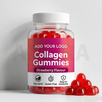 Gomitas de Colágeno de Marca Privada con Sabor a Fresa |   Proveedor de Suplementos para Piel, Cabello y Uñas al por Mayor