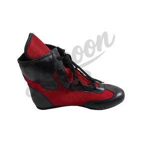 Chaussures de boxe personnalisées pour hommes et femmes, légères, antidérapantes, bottes de boxe professionnelles, chaussures de combat en ring, logo personnalisé OEM - Product Image 3