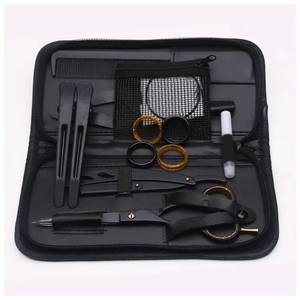 Ensemble de ciseaux de coiffure professionnels avec pinces, peigne et accessoires pour usage en salon - Product Image 5