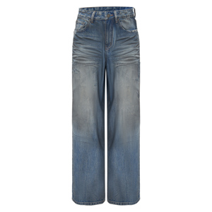 Pantalones Vaqueros Cargo de Cintura Alta Elástica para Mujer al por Mayor, Estilo Oversize Holgado, Moda de Invierno, Personalizables, Ecológicos, Envío Rápido - Product Image 1