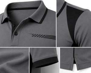 Camiseta de Manga Corta para Hombre, Diseño Frontal con Logotipo Personalizado, Transpirable, de Secado Rápido, en Tela Jersey de Poliéster/Algodón, Estilo Casual - Product Image 4