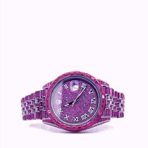 Montre de haute qualité pour homme, style hip-hop, personnalisée, sertie de diamants de laboratoire, montre en diamant VVS, cadeau - Product Image 5