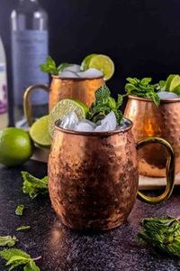 Copper cocktail mug collection vineyard retreat beverage <b>cups</b> <b>reusable</b> premium drink mugs durable finish - Product Image 1