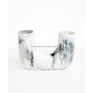 Bougeoir décoratif en forme de U Bougeoir en résine pour la maison Fournitures d'hôtel Vente en gros - Product Image 5