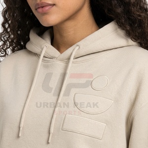 Sweat à capuche pour femme de haute qualité avec impression en relief, conçu avec de belles graphiques en relief et une silhouette moderne et décontractée. - Product Image 6