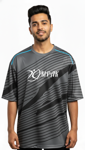 T-shirt tendance pour homme, style urbain, surdimensionné, sublimation, streetwear décontracté, coupe ample - Product Image 3