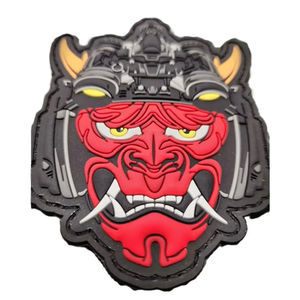 Custom Premium Soft PVC Rubber Brand Patch with <b>Velcro</b> Hook Backing for Uniforms Hoodies Jackets Backpacks Hats and Outdoor - Product Image 2