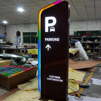 Letrero LED de Señalización y Orientación, Letrero Direccional para Exteriores para Resorts, Hoteles, Centros Comerciales, Hospitales y Parques