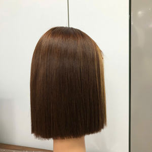 วิกผมมนุษย์ผมบ๊อบสีน้ำตาล100% เวียดนามวิกผมมนุษย์คุณภาพสูง - Product Image 4