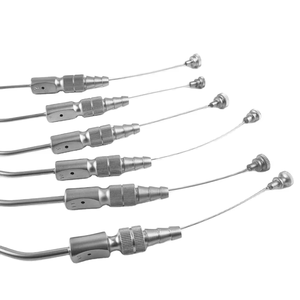 Tube d'aspiration chirurgical dentaire DIVIED INTERNATIONAL CE Frazier en acier inoxydable, collecteur d'os manuel haute efficacité - Product Image 2