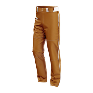 Pantalons de baseball sur mesure pour jeunes hommes, prix de gros, taille adulte, fabrication professionnelle - Product Image 2