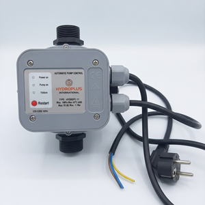 Controlador de Bomba Automático Inteligente Hydroplus International 16A, Interruptor de Presión Electrónico para Bombas de Agua de Alta Presión 220V Auto Flow - Product Image 1