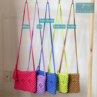 Hot Summer Beach Sac à main Paille Macramé Corde de coton Tissé Accessoire de décoration intérieure