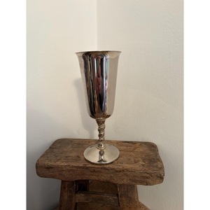 Verre à vin classique en acier inoxydable, forme cloche, fait main, à long pied, très vendu, pour les occasions de mariage - Product Image 2