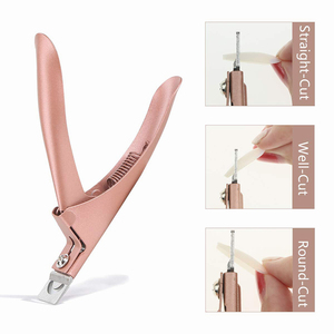 Cortador de Uñas de Precisión de Alta Calidad, Color Dorado, Cuchillas Afiladas de 5.1 Pulgadas, Cortador de Uñas de Gel Acrílico UV - Product Image 4