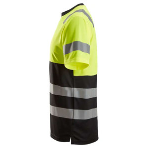 เสื้อยืดแขนสั้นสะท้อนแสงแบบกำหนดโลโก้ได้ สำหรับงานก่อสร้าง เสื้อทำงานแบบมองเห็นได้ชัดเจน เสื้อยืดนิรภัยสำหรับทุกเพศ - Product Image 6