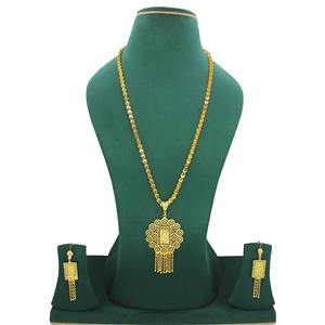 Necklace With Earrings <b>Jewellery</b> <b>Set</b> Goldplated Pure Brass High Quality Trendy African Design Jewelry - Product Image 6