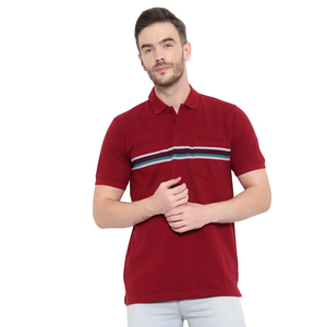 Camisa polo de negocios con bordado deportivo americano, transpirable, de manga corta para hombre, para un estilo casual de negocios. - Product Image 1