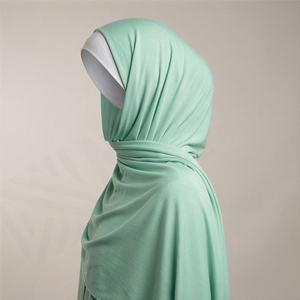 Gran Oferta: Hiyab Personalizable de Jersey de Bambú, Ligero y Transpirable, de Algodón Modal, Elástico, Liso, Suave y de Moda - Product Image 3