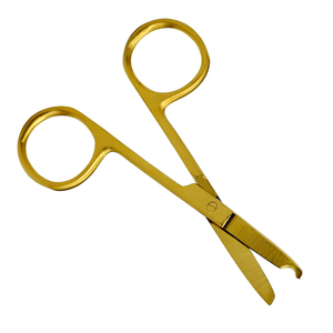 กรรไกรเย็บผ้าสีทองไทเทเนียม ใบมีดคมแบบตะขอเดียว สำหรับมืออาชีพ - Product Image 5