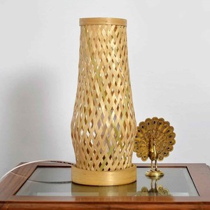 High quality table lamp for <b>study</b> <b>desk</b> hot-pick decorative bamboo lamps desktop light lampshade - Product Image 3