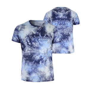 Camiseta de Cuello Redondo para Hombre, 100% Algodón Peinado, Casual, Manga Corta, Lisa, Ecológica, Corte Holgado, con Logotipo Personalizado con Impresión Digital, Bio Lavada - Product Image 5
