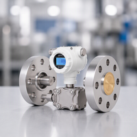 Transmetteur DP à double étanchéité YUUKI JUN-E50C 0-100 kPa Hastelloy C-276 ±0,1% ExdIICT6 DN100 PN63 FFW 7m PVC blanc