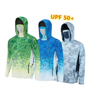 Sudadera con Capucha para Pesca Deportiva al Aire Libre, Hecha a Medida, de Alta Calidad Premium, Nueva Llegada, 100% Poliéster, Manga Larga, UPF 50, Secado Rápido - Product Image 1
