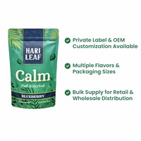Mélange de feuilles de Hary Leaf Bubble Gum Calm Blend, mélange à fumer à base de plantes, sans tabac, sans nicotine, sachet de 10g