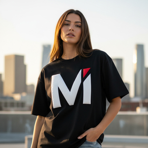 เสื้อยืดพิมพ์ลายพัฟฟ์สไตล์สเก็ตบอร์ดสำหรับผู้ชาย ทรงโอเวอร์ไซส์ ใส่สบาย แขนสั้น แฟชั่นฤดูร้อน - Product Image 6