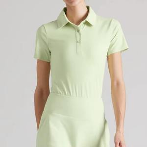 Popular Style New Golf Clothing Women Short Sleeved Polo T-shirt Breathable Fast Drying Golf Polo Women's Sport Golf Polo Shirt - Product Image 3