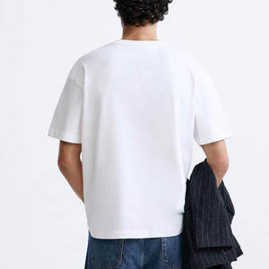 Meilleur T-shirt Oversize Personnalisé Grande Taille 100% Coton Manches Courtes pour Hommes – T-shirts Vierge Personnalisables Grande Taille pour Hommes - Product Image 3