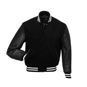 Chaqueta Deportiva de Béisbol Personalizable de Alta Calidad, Chaqueta Varsity de Invierno con Cuello Alto, a la Moda para Hombre - Product Image 2