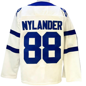 قميص هوكي الجليد لفريق تورونتو 2026 مطرز بشعارات مخيطة # 34 ماثيوز # 16 مارنر بوليستر/قطن قابل للتنفس - Product Image 6