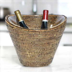 Seau à glace en rotin pour vin, bac à boissons, panier refroidisseur de boissons, seaux à bière – prix usine - Product Image 4